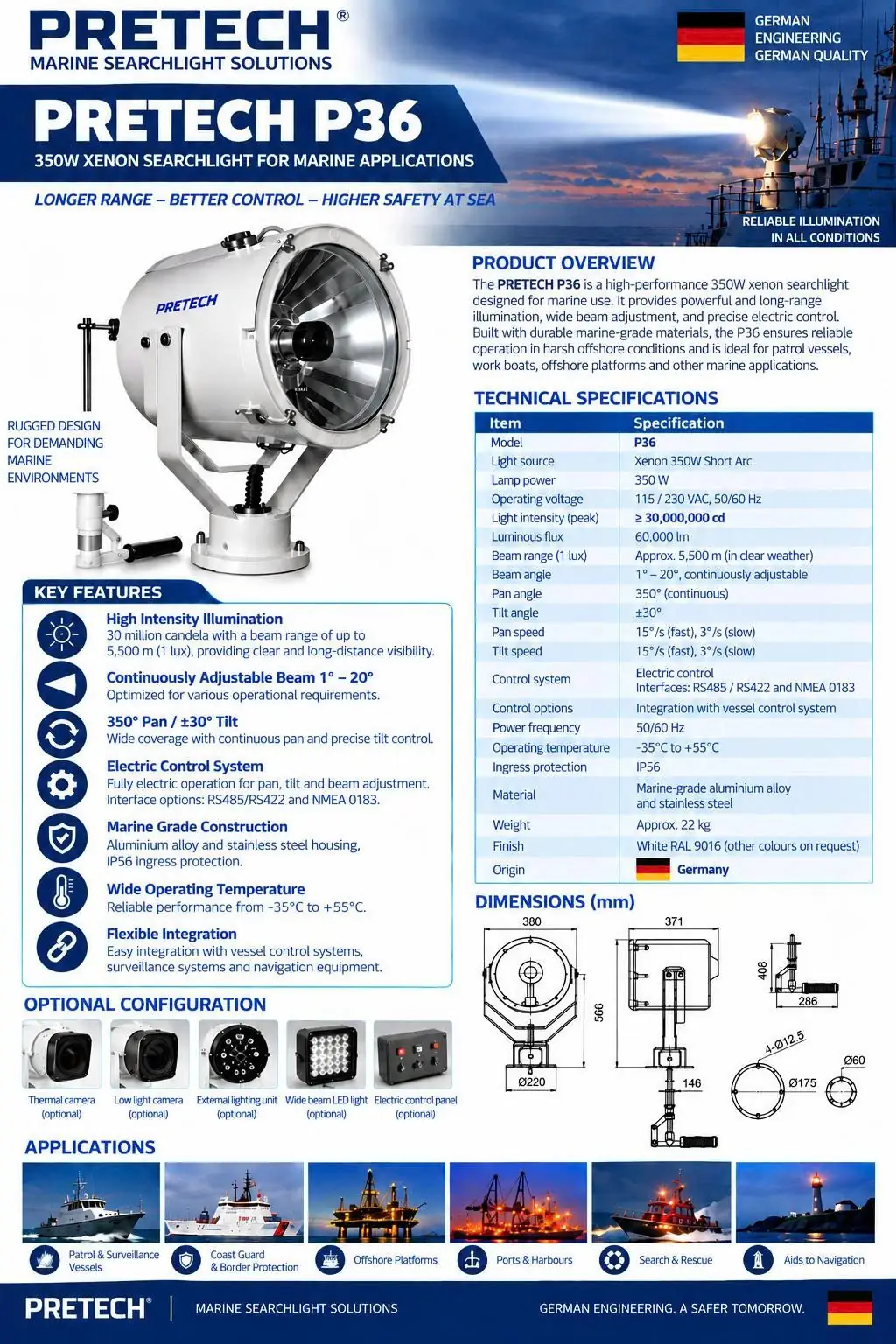 P36 product brochure